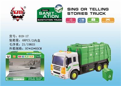 INERTIA STORY MACHINE SANITATION GARBAGE TRUCK - OBL852612