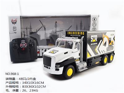 四通遥控带灯光工程货柜车 - OBL852665