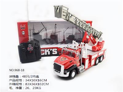 四通遥控带灯光消防云梯车 - OBL852682