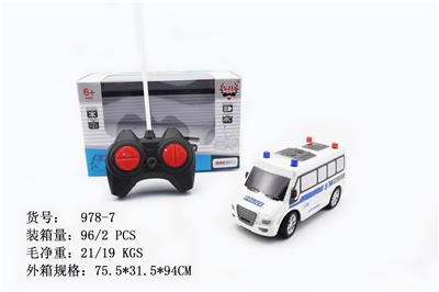 四通遥控巴士警车 - OBL852718