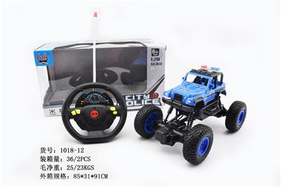 四通牧马人警车攀爬车 - OBL852765