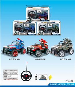 越野警车方向盘遥控车（包电） - OBL852834