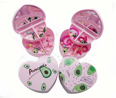 TWO-STORY COSMETIC BOX JEWELRY SET - OBL852899