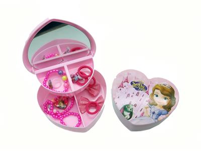 TWO LAYER COSMETIC BOX JEWELRY SET - OBL852902