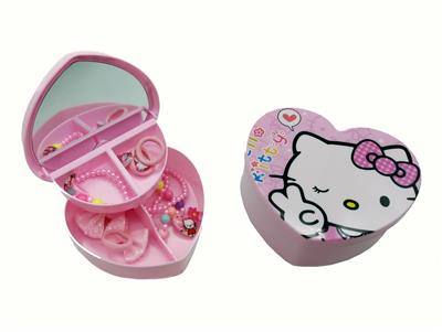 TWO LAYER COSMETIC BOX JEWELRY SET - OBL852905