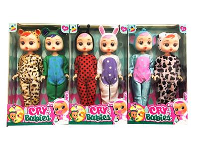 9 INCH REAL DOUBLE CRYING DOLL - OBL853438