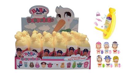 ENAMEL CUTE FOOD SLEEPING DOLL - OBL853505