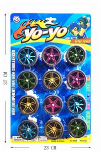 FOUR TYPES OF ELECTROPLATED TIRE YO YO - OBL853539