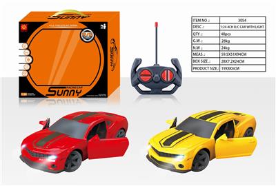 1:24大黄蜂四通遥控手动开门遥控车 - OBL853648