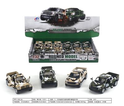 1:32 ALLOY RETURN FORCE MILITARY FORD. DODGE PICKUP TRUCK - OBL853700