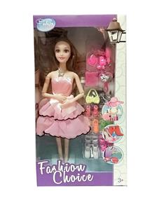 11.5-inch solid 12 joint barbie with shoes - OBL853732