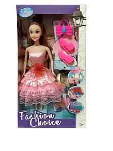 11.5-inch real live hand barbie bag with shoes - OBL853736