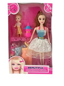 11.5-inch real live hand barbie with 3-inch baby bottle and hanging skirt - OBL853743