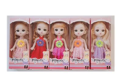 6 FULL BODY LIVE HAND PRINCESS LAURIE FASHION 5 DRESSES MIX - OBL853752