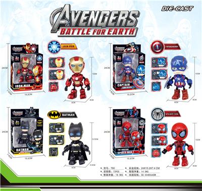 ALLOY SUPERHERO DOLL - OBL854018