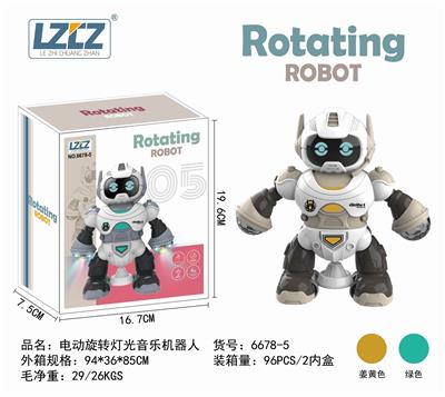 ELECTRIC ROTATING LIGHT MUSIC ROBOT - OBL854073