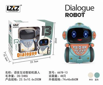 VOICE INTERACTIVE INTELLIGENT ROBOT - OBL854074