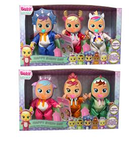 SECOND GENERATION 5.5 INCH ENAMEL UNICORN CRYING DOLL - OBL854448