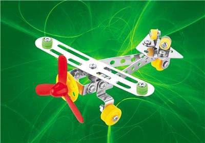 不锈钢智力自装飞机 - OBL854726
