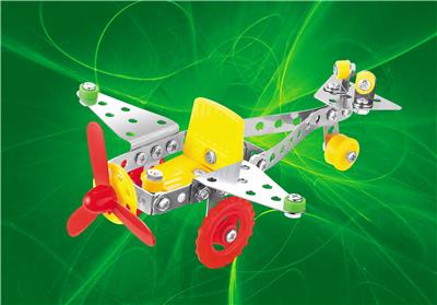 不锈钢智力自装飞机 - OBL854729