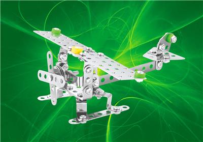 不锈钢智力自装飞机 - OBL854730