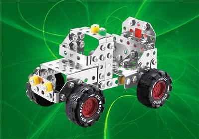 不锈钢智力自装吉普车 - OBL854732