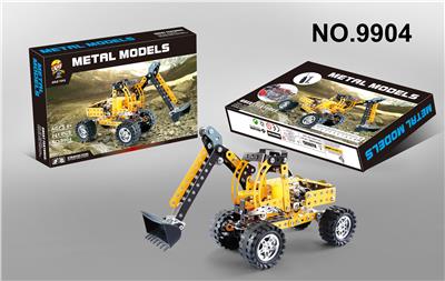 金属智力自装工程车241PCS - OBL855092