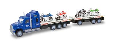 TWO FLAT PLATES OF INERTIA TRACTOR (CARRYING 4 HARLEY) - OBL855153