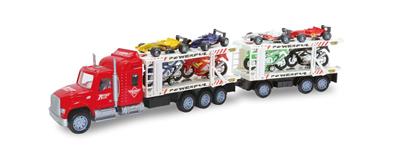2 INERTIA DOUBLE DECK TRACTOR (CARRYING 4 MOTORCYCLES AND 4 F1) - OBL855159
