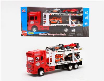 Inertial double-decker tow truck (carrying 2 F1 2 cars) - OBL855197