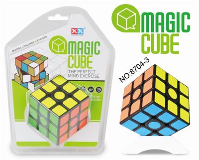 THIRD-ORDER 5.5 BLACK STICKER FINGERTIP RUBIKS CUBE - OBL855666