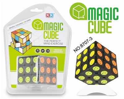 TRANSPARENT SMILEY RUBIKS CUBE - OBL855698