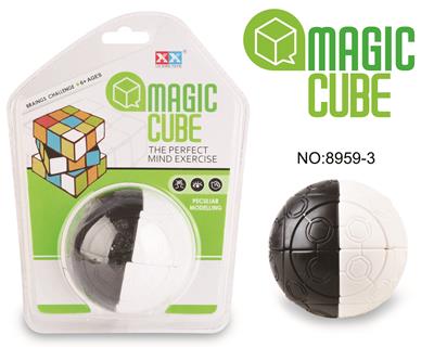 TWO COLOR FOOTBALL MAGIC CUBE - OBL855758