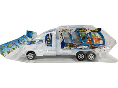 (蓝/白色）滑行拖栏车 - OBL856275