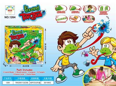 Tic Tac Tongue Competitive Color Changer Blow Dragon Table Game - OBL856373