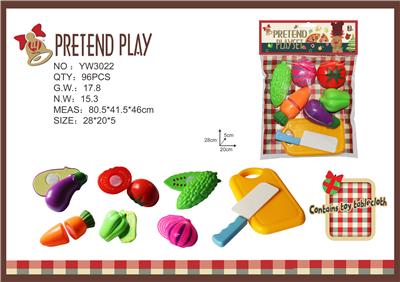 VEGETABLE CUTTING TABLE CLOTH - OBL856697