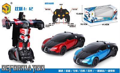 1:12布加迪遥控变形车 - OBL857274