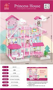 自装别墅屋+6寸芭比2只 - OBL857441