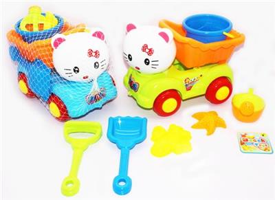 BIG KITTY CAT HEAD BEACH CAR - OBL858277