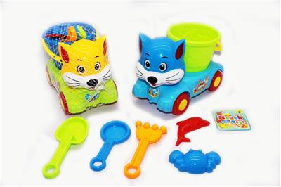 KITTEN HEAD BEACH CAR / WITH BUCKET - OBL858282