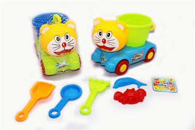 DINGDANG CAT HEAD BEACH CAR / WITH BUCKET - OBL858284