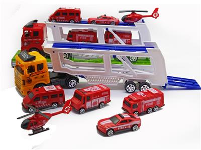 INERTIAL DOUBLE-DECKER TOW TRUCK ON-BOARD TAXI FIRE TRUCK - OBL858451