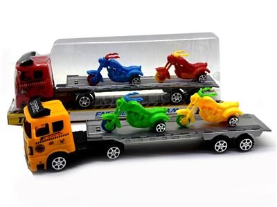 INERTIAL TOW TRUCK CARRYING BACK FORCE HARLEY MOTORCYCLE - OBL858480