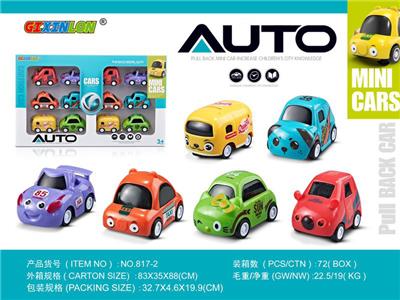 卡通回力车（12只/盒） - OBL858485