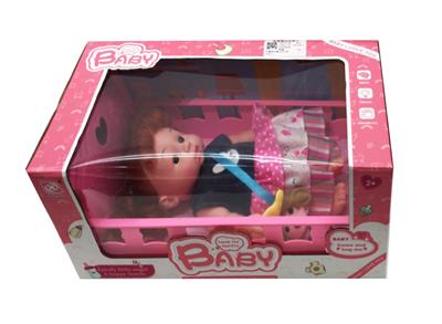 FUNCTIONAL 27CM DOLL BED - OBL858556