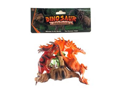 6.5寸4只空心恐龙 - OBL858700