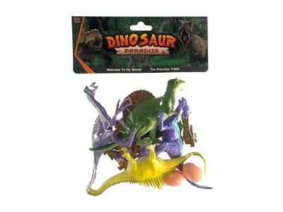 6寸4只空心恐龙 - OBL858712