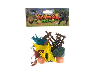 3只实心恐龙+配件 - OBL858757