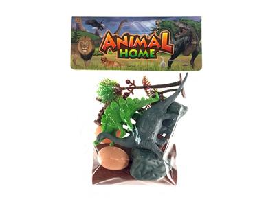 2只实心恐龙+配件 - OBL858762