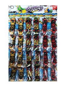 手指滑板骷髅标24pcs - OBL858850